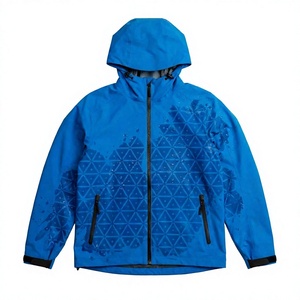 Veste d'extérieur imperméable hydrochrome personnalisée en nylon, coupe-vent réactif à l'eau pour homme - Product Image 2