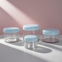 Nouveau pot cosmétique en PET de 30g, 50g, 100g pour crème visage, gommage, beurre corporel – Pot en plastique rigide à paroi épaisse et économique avec couvercle pour emballage
