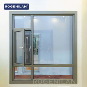 Fenêtres à battants en aluminium avec moustiquaire, remplacement de double vitrage, étanches, vente en gros d'usine Rogenilan - Product Image 2