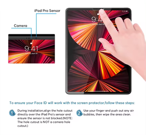 Pour Apple iPad Pro 11 pouces, 1 paquet avec emballage, protection d'écran en verre trempé transparent anti-rayures 2.5D 9H, protection d'écran - Product Image 4