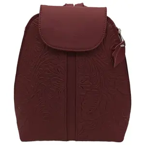 Mochila Fana de Cuero Grabado de 5L con Cierre de Cremallera, Bolsa de Viaje Unisex Estilo Adulto - Product Image 4