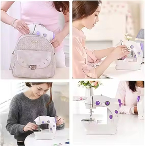 จักรเย็บผ้าขนาดเล็กพกพาสะดวกสำหรับใช้ในบ้าน จักรเย็บผ้าอิเล็กทรอนิกส์อเนกประสงค์ พกพาสะดวก - Product Image 4