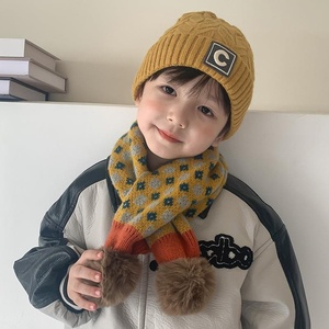<span class=keywords><strong>Bufanda</strong></span> Corta de Secado Rápido para Otoño e Invierno 2024, <span class=keywords><strong>Cuello</strong></span> de Piel, Tejido Cruzado, Protección para el <span class=keywords><strong>Cuello</strong></span> de Lana, para Bebé Niño - Product Image 4