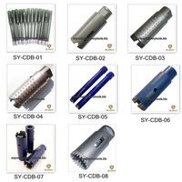 Foret diamanté sec et humide avec segments diamantés pour le perçage du béton et du béton armé, outils de construction pour trous dans les murs