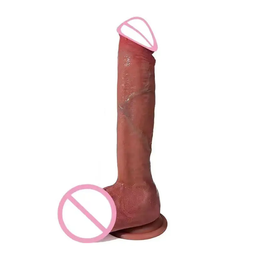 Produits les plus vendus Sextoy en silicone Gode Petite taille Grosse bite en caoutchouc Pour femmes Gode Réaliste Gode doré Xxl