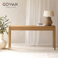 Table console en bois massif de la série nordique, écologique, pour salon, hôtel, hôpital