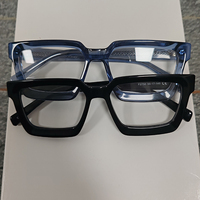 Nouveauté vente en gros de haute qualité mélange de Offre Spéciale lot nouvelle mode hommes épais acétate cadre transparent lunettes optiques lunettes