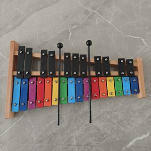 Glockenspiel de Percusión de 27 Notas, Directo de Fábrica, Kit de Campanas para Estudiantes, Banda Principiante, Xilófono, Soporte de Música Ajustable de Alta Calidad - Product Image 1
