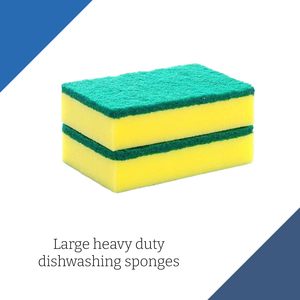Hot Selling Easy Clean Kitchen Sponge Scrubber Scouring Pads for Kitchen Cleaning - Product Image 2