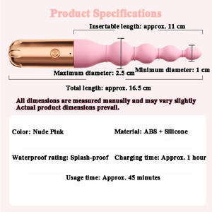 Silikon Boncuklu Anal <span class=keywords><strong>Plug</strong></span> Vibratör Vajina Prostat Masaj Aleti Yapay Penis Klitoris Stimülatörü Mastürbasyon Seks Oyuncakları Erkekler ve Kadınlar için - Product Image 5