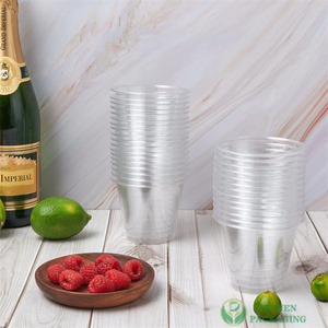 300ml Pp Cup Transparent Coffee Bottle Plastic Cup Pet Plastic
