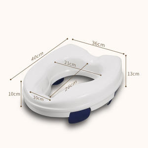 Coussin <span class=keywords><strong>rehausseur</strong></span> de toilettes portable et amovible MK pour personnes âgées et handicapées, capacité de 200 kg, pour usage domestique - Product Image 3