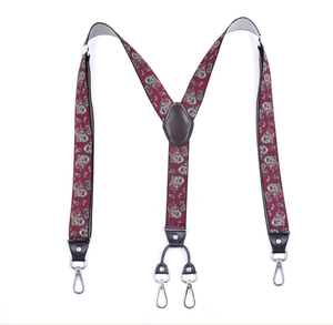 Nouveau Style Hommes Y Forme 4 Clips <span class=keywords><strong>Bleu</strong></span> <span class=keywords><strong>Marine</strong></span> Bretelles Réglables Formelle Bretelles Réglables Ceinture - Product Image 5