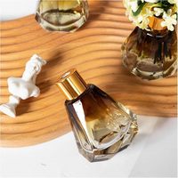 Soleil Vente Chaude Ambre 60ml Personnalisé Imprimé Vide Air Frais Unique Reed Diffuseur Bouteille pour La Maison Chambre Parfum Parfum Décoration