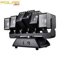 Polarlights LED 6PCS X60W Beam Wash avec barres de pixels LED et têtes mobiles Beam Wash pour spectacles et événements