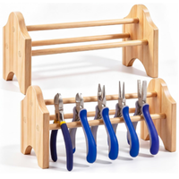 Support à pinces en bois, organisateur d'outils, support de rangement pour établi, studio et fournitures de fabrication de pinces