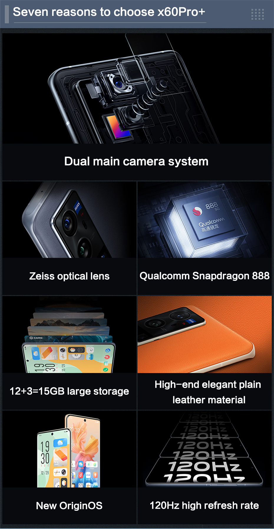 vivo X60 Pro+ 中国版 12GB/256GB VIVO X60 Pro 5G 6.56