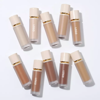 Correcteur de fond de teint liquide hydratant, étiquette privée, 14 couleurs, Logo personnalisé, correcteur liquide