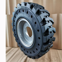 Tugas berat Telehandler sany penggali hidrolik suku cadang Shandong ban padat dengan roda pelek 13.00-24 14.00-24