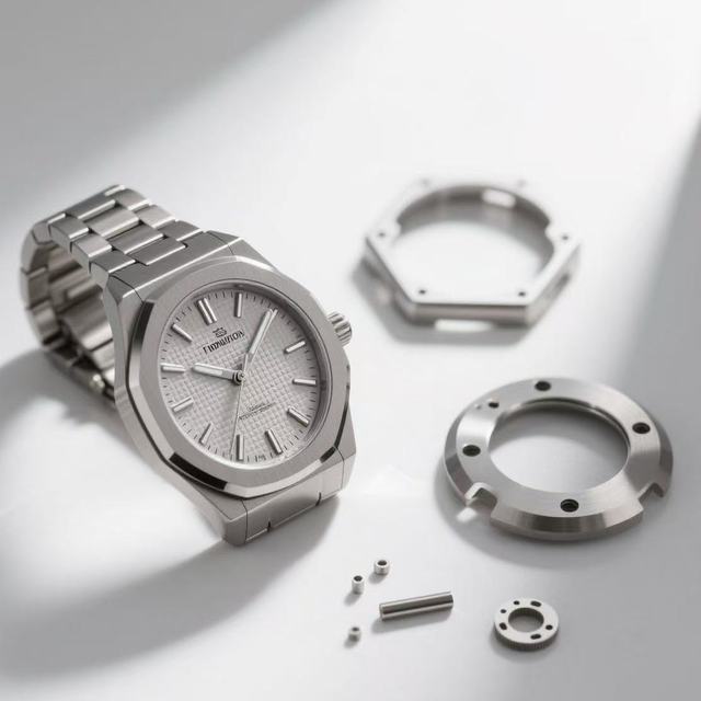 China Factory Custom CNC Machining Service Watch Face Dial Custom Watch Case Stainless Steel Watch Movement Parts