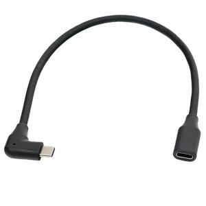<span class=keywords><strong>Câble</strong></span> d'extension personnalisé USB3.2 Type C femelle vers Type C mâle à angle de 90 degrés - Product Image 4