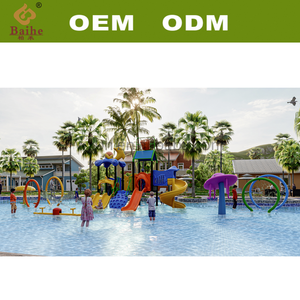 Baihe Ngoài trời Tùy chỉnh trượt nước hồ bơi trượt thiết bị giải trí ngoài trời lớn - Product Image 3