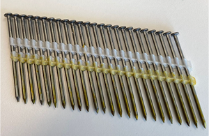 Clavos de Acero Recubiertos de Vinilo con Punta de Cincel, Grado Industrial KHC, para Plástico y Madera, 2.8mm x 75mm, 150 Piezas/Caja - Product Image 3