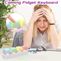 Keycap Desain Kustom Pereda Stres Keycaps Kawaii Switch Gantungan Kunci Lucu Fidget Keyboard Cliker Cliky Keychains