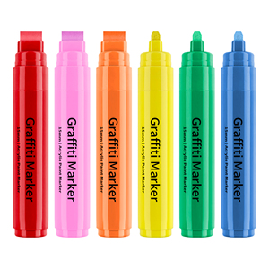 Marqueurs de couleur Jumbo, pointe de <span class=keywords><strong>feutre</strong></span> Jumbo de 15mm, marqueurs de <span class=keywords><strong>peinture</strong></span> acrylique <span class=keywords><strong>pour</strong></span> <span class=keywords><strong>peinture</strong></span> rupestre, pierre, céramique, <span class=keywords><strong>verre</strong></span>, bois, toile - Product Image 2
