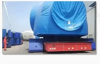 Vehículo Guiado Automático (AGV) Eléctrico Sin Rieles de 180 Toneladas, Personalizado OEM en China, para Palas de Turbinas Eólicas, con Navegación Magnética