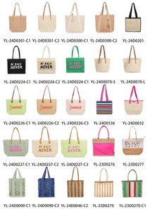 Hot Bán Giấy Rơm Handmade Crochet Lớn Tote Bohemian Dệt Túi Bãi Biển Kaki Vai Màu Đen Túi Với Đóng Cửa Từ Tính - Product Image 4