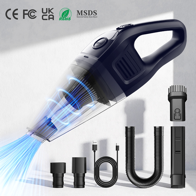 Strong Suction Cordless Vacuum Cleaner 8000Pa Handheld 4000mAh Customizable Wholesale for Car and Home Portable