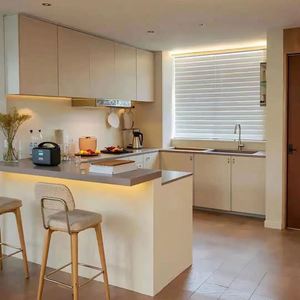 Mueble de Comedor Moderno de Madera Personalizado, Mueble de Entrada, Armario para Sala de Estar, Villa, Apartamento, Hecho a Mano por el Fabricante - Product Image 4