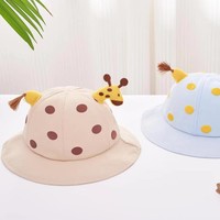 Lindo sombrero de cubo de jirafa, gorras para niños de jardín de infantes, sombrero de Sol de alta calidad, gorras de rendimiento, sombrero de pescador encantador para bebé
