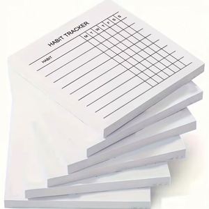 100 Sheets Paper Habit Tracker 9x9cm Daily Goal Planner Memo <b>Pads</b> for School Office & Personal Use - Product Image 5