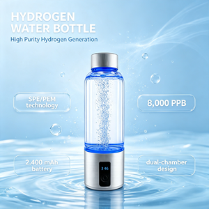 HIBON HB-H06 <span class=keywords><strong>Ioniseur</strong></span> d'eau riche en hydrogène portable / Générateur d'eau hydrogénée en bouteille Anti-âge - Product Image 3