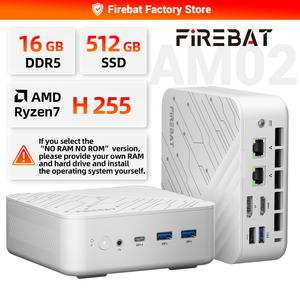 Affordable Firebat AM02 Mini <strong>PC</strong> Featuring AMD Ryzen 7 H255 CPU EU Plug in Stock with Shipping to the EU Country Mini <strong>PC</strong> - Product Image 3