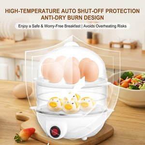 Modernos Mini-Hornos Eléctricos de Acero para <span class=keywords><strong>Huevos</strong></span>, Calentamiento Rápido, Máquinas de Cocina Eficientes para Desayunos Nutritivos Diarios en Hogares Concurridos - Product Image 2