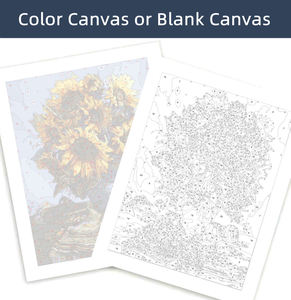 OEM ODM Venta al por Mayor Pintura por Números Kit de Arte en Lienzo de Florero de Flores <span class=keywords><strong>Lila</strong></span> (Naturaleza Muerta) - Product Image 2