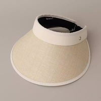 Chapeau de soleil pliable à calotte creuse, imprimé sérigraphié, protection UV, pour l'été, la plage, le cyclisme et les activités de plein air, avec large bord et protection faciale