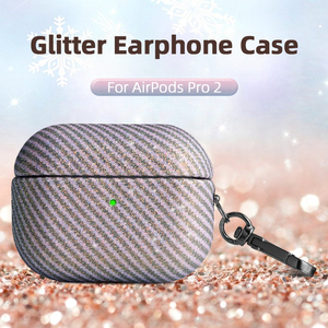 Housse pour écouteurs en Fiber de <span class=keywords><strong>carbone</strong></span> aramide de haute qualité dispositif de protection élégant pour casque <span class=keywords><strong>Airpods</strong></span> fabriqué en PC Durable - Product Image 2