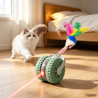 Jouet pour chat d'intérieur, balle électrique à roulement automatique, rechargeable par USB, activée par le mouvement, multicolores, moderne et élégant, fabriqué directement en usine