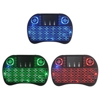 Clavier sans fil 2,4 G I8 Air Mouse Télécommande pour Android TV Box Projecteur intelligent Télécommande Clavier avec rétroéclairage