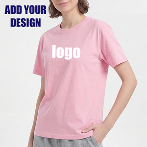 Wholesale Casual 100% Cotton T Shirts Blank Plain Premium Tshirts Custom Logo Printing Customized Homme T-Shirts <b>For</b> Men - Product Image 2
