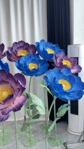 Fiore Gigante <span class=keywords><strong>di</strong></span> <span class=keywords><strong>Carta</strong></span> Personalizzato, <span class=keywords><strong>Papavero</strong></span> Gigante per Decorazioni Matrimoniali, Eventi e Vetrine, Colore e Dimensioni Personalizzabili - Product Image 5