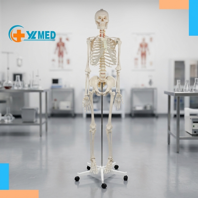 Nursing Medical Science Adult 180cm Life Size Skeleton Model PVC Plastic Anatomy Manikin for Nursing School Training in Colleges