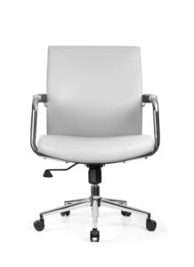 현대 인체 공학적 회전 의자 미드 백 요추 지지대 롤링 휠 편안한 사무실 회의실 직원 가구 - Product Image 4