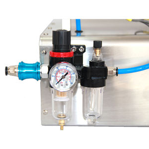 Machine de remplissage semi-automatique pneumatique personnalisée pour liquides et pâtes avec trémie pour aliments et boissons, garantie 1 an, facile à utiliser - Product Image 4