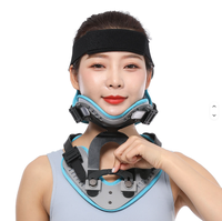 Attelle de Soutien Cervical Orthopédique Réglable YR-108-1 pour Rééducation de la Colonne Vertébrale, Traction Cervicale Médicale, en Aluminium et Mousse, Plusieurs Tailles