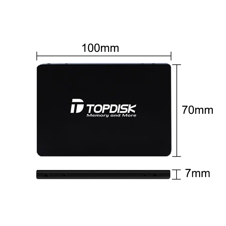 Topdisk SSD Ổ Cứng SSD OEM 120Gb 240Gb 480Gb 1Tb 2Tb 2.5 SATA III Ổ Cứng Ssd Nội Bộ 256 Gb 512Gb Ổ SSD 1Tb